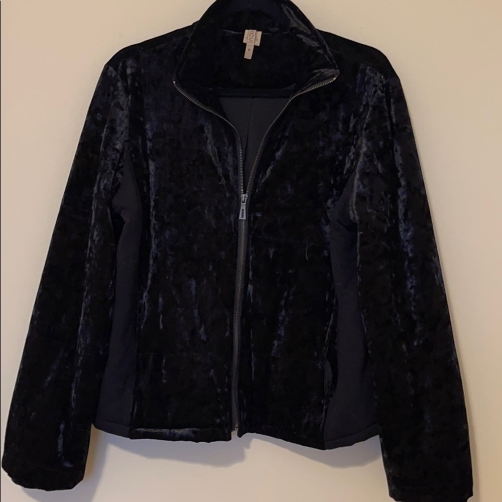 Xcvi Medium Weight Versatile Black Jacket - image 1